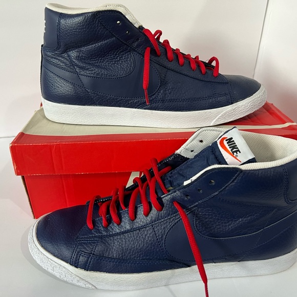 Nike Blazer Mid Trainers In Blue size 13 - Picture 4 of 16